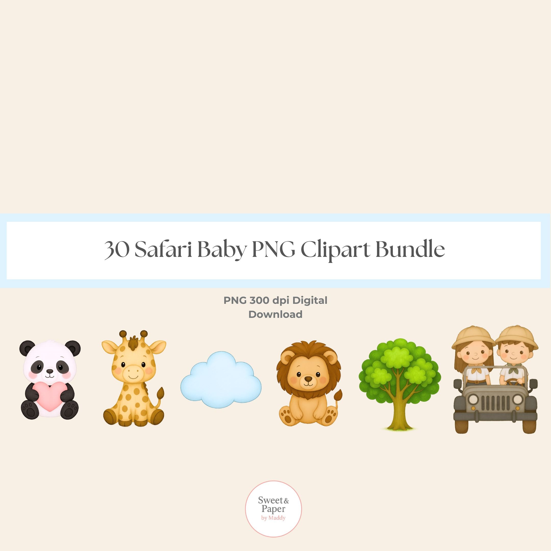 Cliparts Animalitos de la Selva