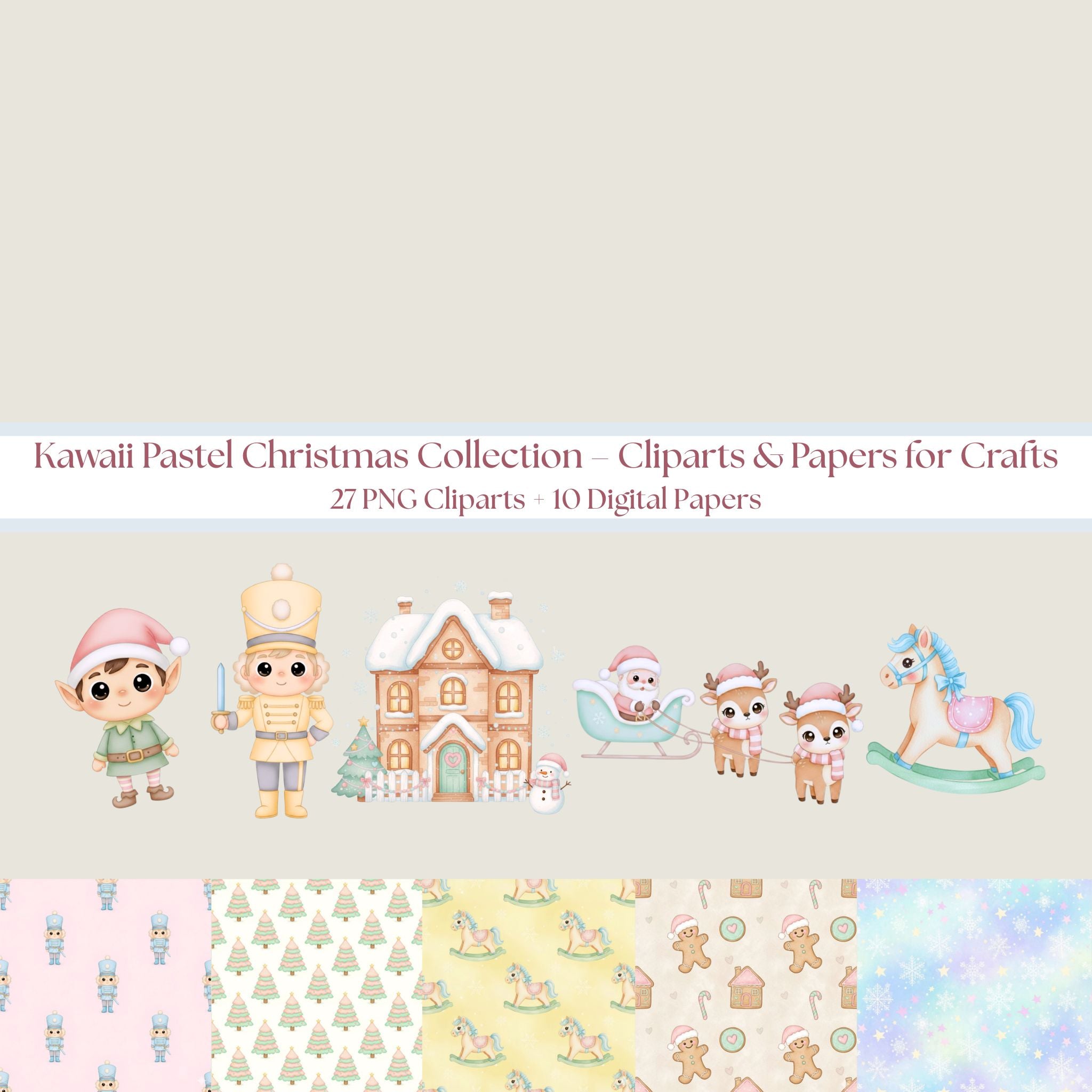 Cliparts Navidad Pastel