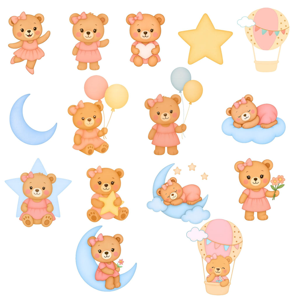 Cliparts Sweet Teddy Dreams