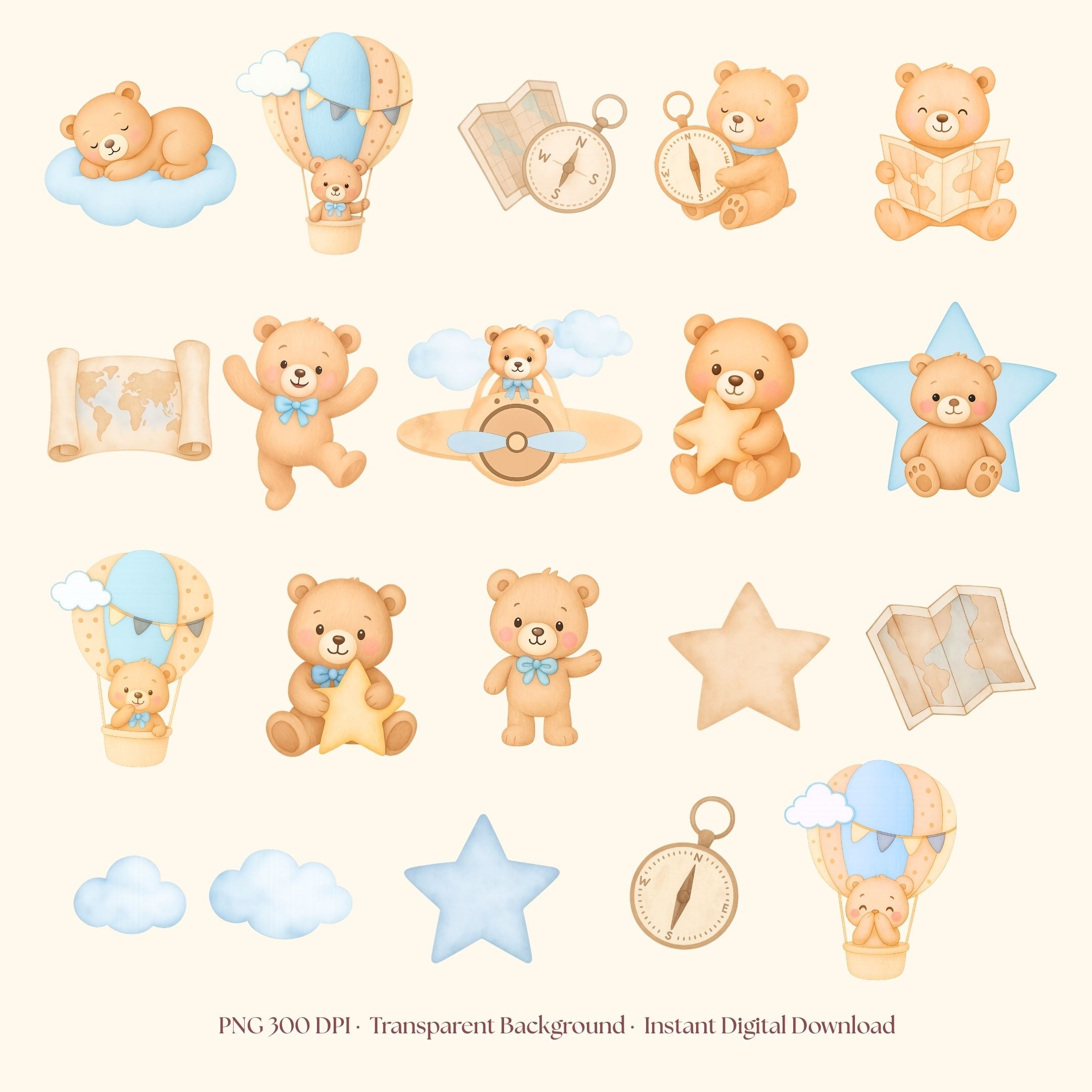 Cliparts Teddy Bear Travel