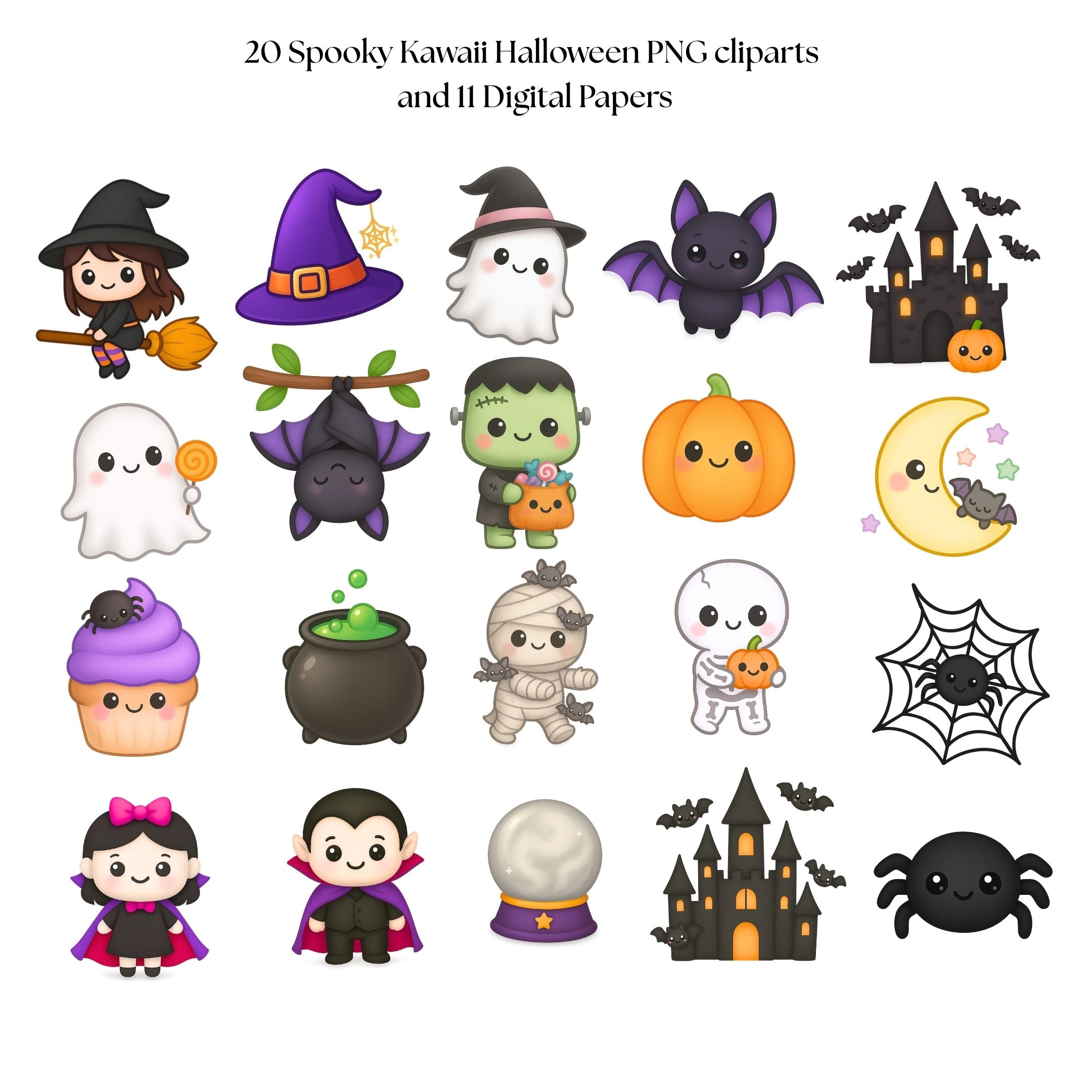 Cliparts Halloween Kawaii