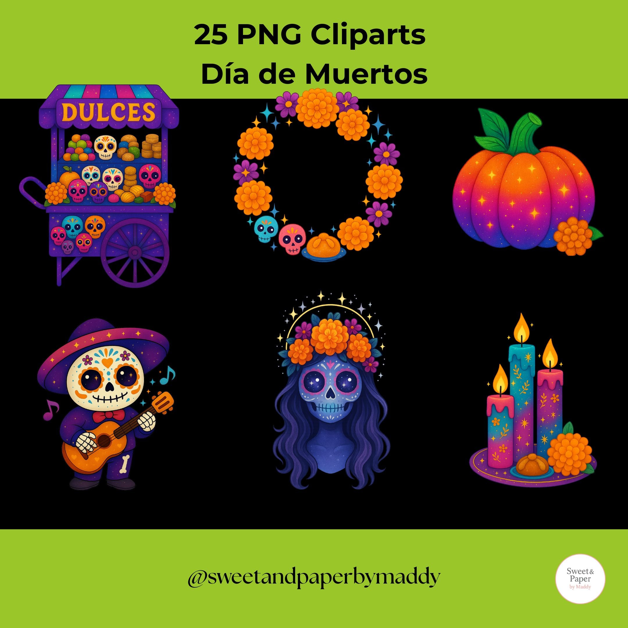 Cliparts Día de los muertos
