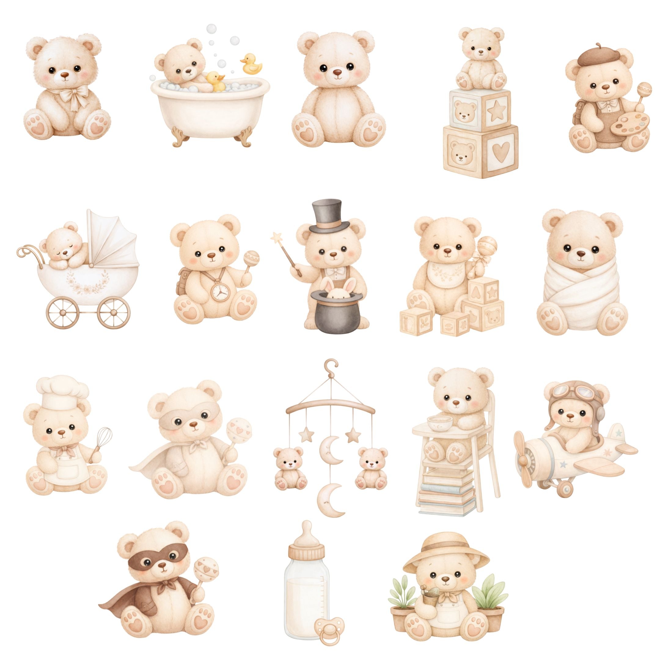 Cliparts Baby Teddy Bears
