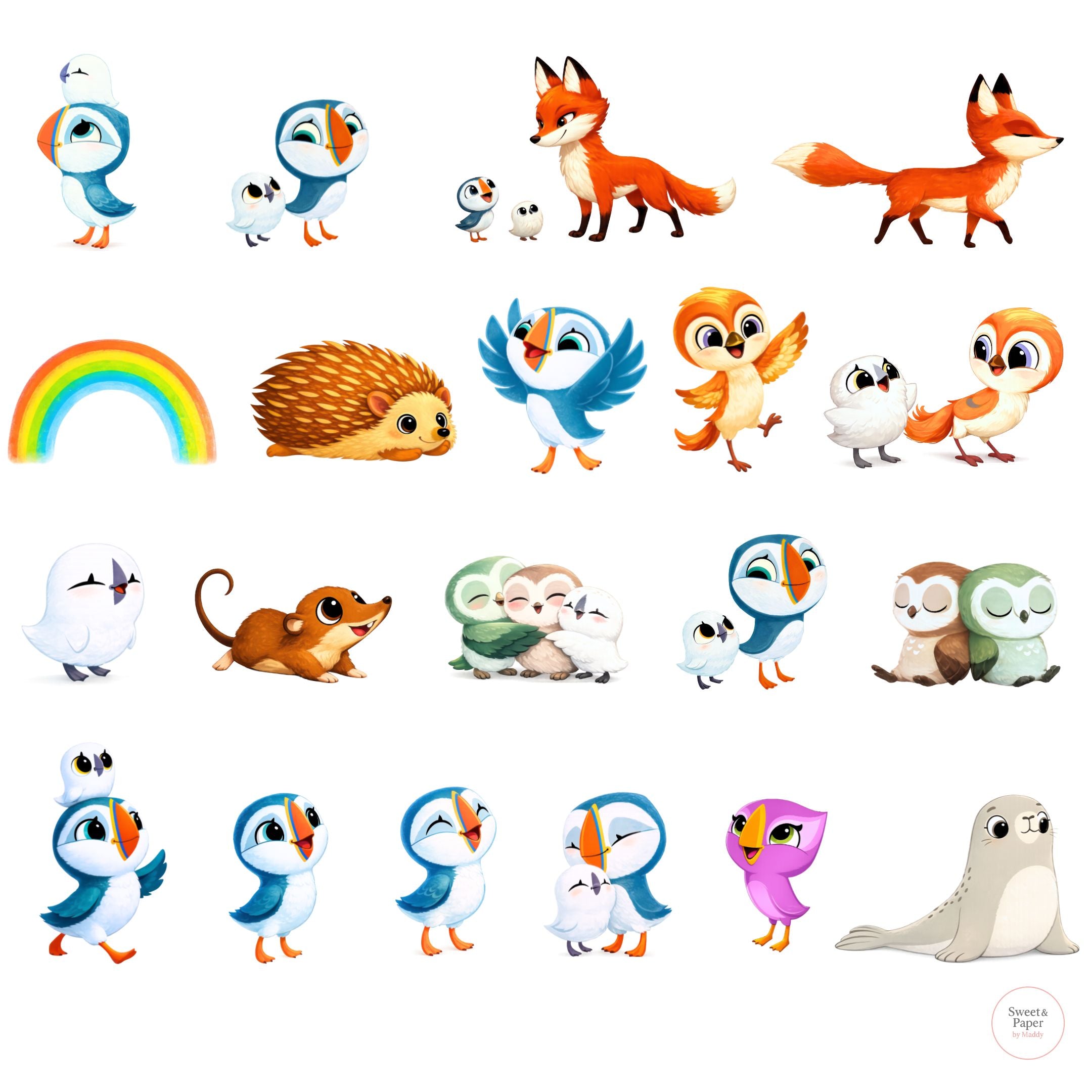 Cliparts Puffin Rock