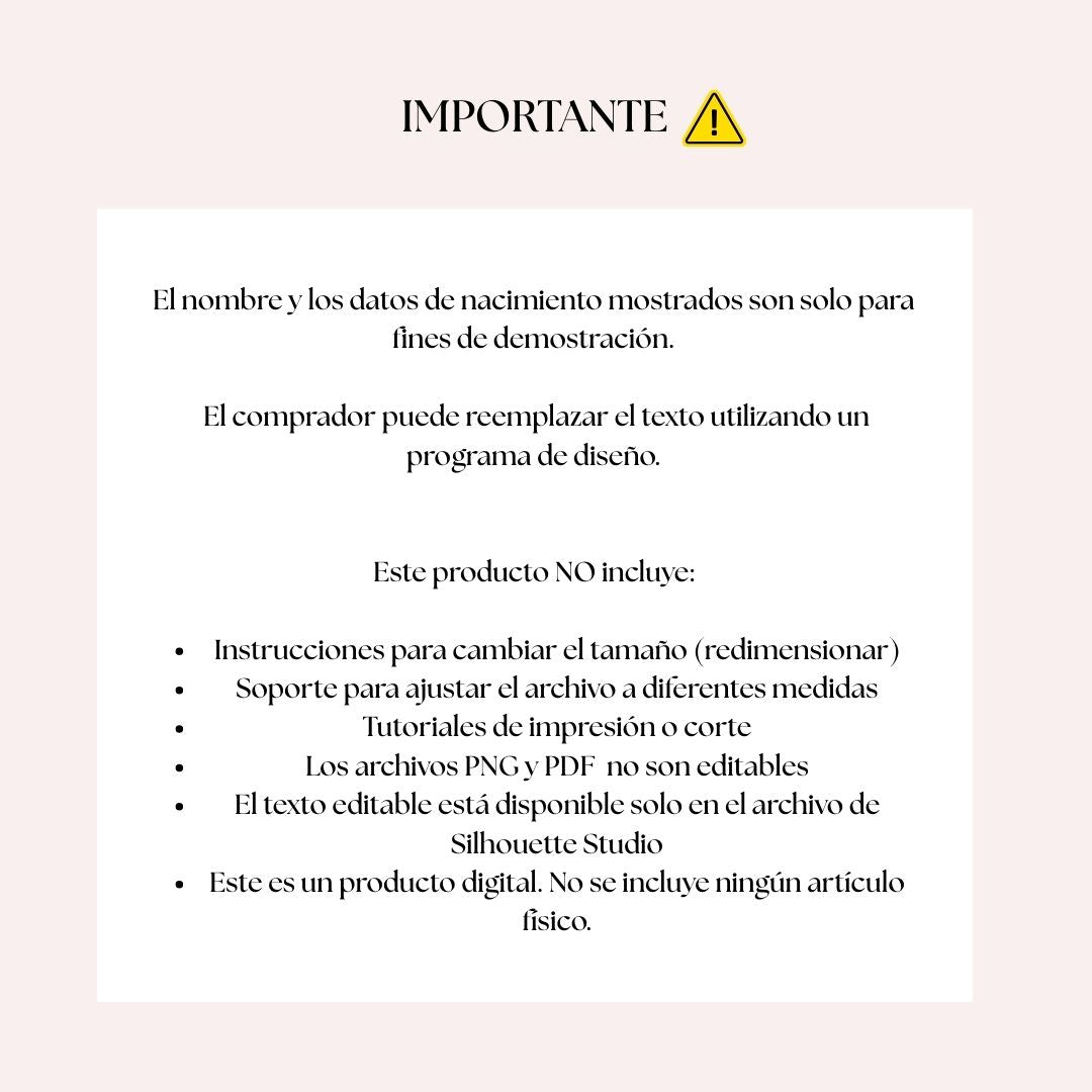 Cuadro Datos Nacimiento