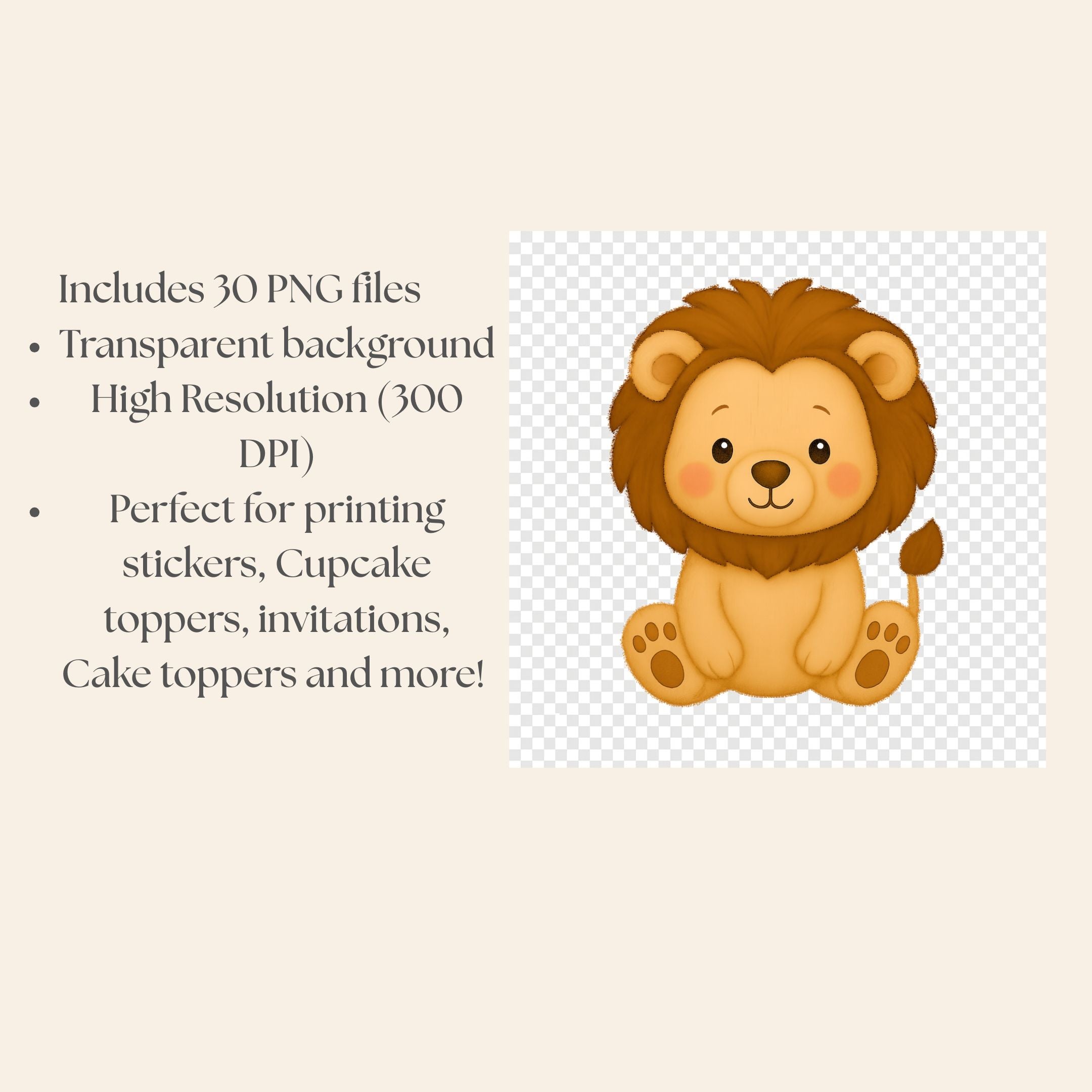 Cliparts Animalitos de la Selva