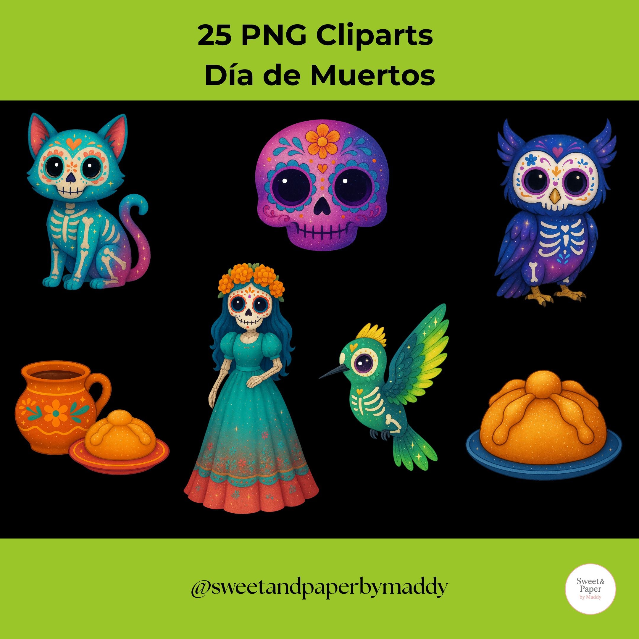 Cliparts Día de los muertos
