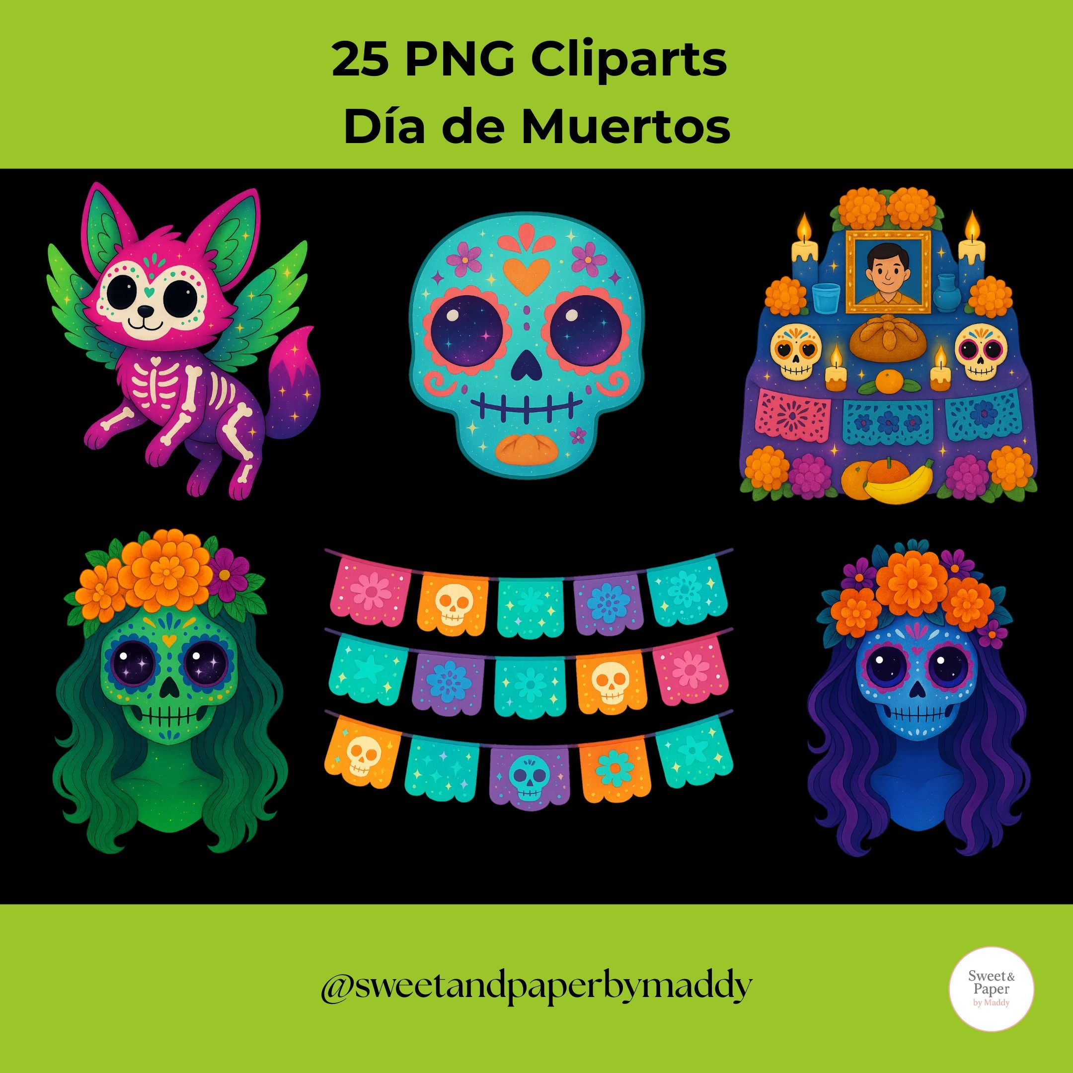 Cliparts Día de los muertos